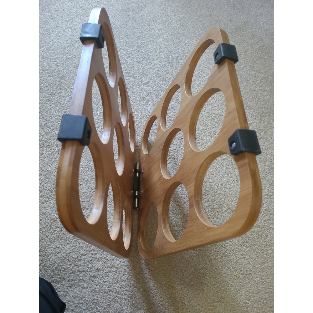 Metrokane Rabbit Wooden Portable‎ Foldable Wine Rack - Picture 6 of 7